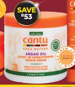 Cantu Argan Oil Leave In Conditioner Repair Cream-453g