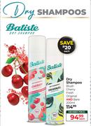 Batiste Dry Shampoo Blush Cherry Fresh Original & Bare-200ml