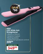 Carmen 68W LED Wide Hair Straightener