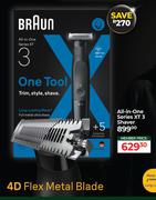 Braun All In One Series XT 3 Shaver