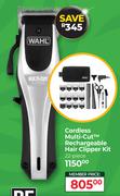 Wahl Cordless Multi Cut Rechargeable Hair Clipper Kit 22 Piece