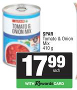 Spar Tomato & Onion Mix-410g