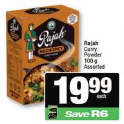 Rajah Curry Powder Assorted-100g