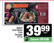 Eskort Gold Medal Pork Sausage-375g