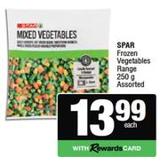 Spar Frozen Vegetables Range Assorted-250g