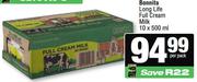Bonita Long Life Full Cream Milk-10 x 500ml 
