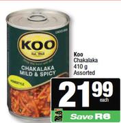 Koo Chakalaka Assorted-410g