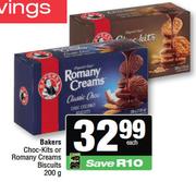 Bakers Choc-Kits Or Romany Creams Biscuits-200g Each
