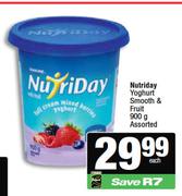 Nutriday Yoghurt Smooth & Fruit Assorted-900g