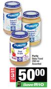 Purity Baby Food Assorted-For Any 3 x 200ml