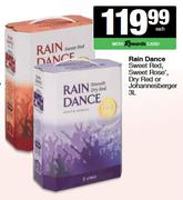 Rain Dance Sweet Red,Sweet Rose,Dry Red Or Johannesberger-3L
