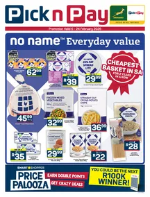 Pick n Pay : No Name Specials (06 February - 08 February 2026)