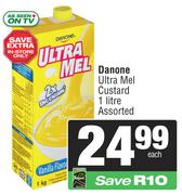 Danone Ultra Mel Custard Assorted-1L