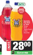 Sparletta, Iron Brew Or Twist Range Assorted-For 2 x 2L