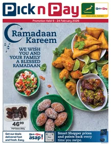 Pick n Pay Eastern Cape : Ramadaan Kareem (09 February - 24 February 2026)