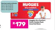 Huggies Dry Comfort Pants Jumbo Pack (Assorted Sizes)