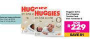 Huggies Extra Care Nappies Jumbo Pack (Size 1-Size 2)