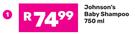 Johnson's Baby Shampoo-750ml