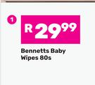 Bennetts Baby Wipes-80s