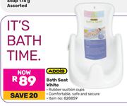 Addis Bath Seat White
