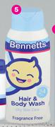 Bennetts Hair & Body Wash-400ml