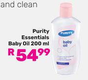 Purity Essentials Baby Oil-200ml