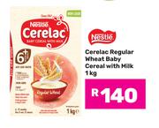 0Nestle Cerelac Regular Wheat Baby Cereal With Milk-1Kg