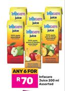 Infacare Juice Assorted-For Any 6 x 200ml