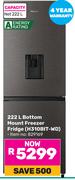 Hisense 222L Bottom Mount Freezer/Fridge H310BIT-WD 829169
