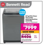 Bennett Read 22Kg Elite Clean Top Loader Washing Machine JCW125 850040651