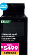 Defy Kitchenaire 600 Black Electric Stove DSS694 828567