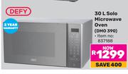 Defy 30L Solo Microwave Oven DMO390 837188