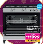 Defy 5 Burner New York Series Gas Cooker DGS902 818377