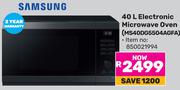 Samsung 40L Electronic Microwave Oven MS40DG5504AGFA 850021994