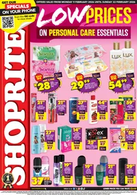 Shoprite Eastern Cape : Personal Care Essentials (09 February - 22 February 2026)