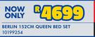 Edblo Berlin 152cm Queen Bed Set 10199254