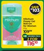 Mitchum Power Gel Roll On For Women-For 2 x 63g