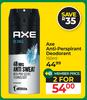 Axe Anti Perspirant Deodorant-For 2 x 150ml