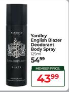 Yardley English Blazer Deodorant Body Spray-125ml