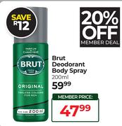 Brut Deodorant Body Spray-200ml