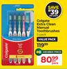 Colgate Extra Clean Manual Toothbrushes 5 Pack-Per Pack