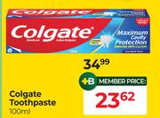 Colgate Toothpaste-100ml