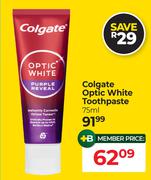 Colgate Optic White Toothpaste-75ml