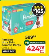 Pampers Ultra Skin Comfort Pants (Sizes 3-6)-Per Box