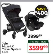 Joie Muze LX Travel System Coal