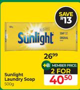 Sunlight Laundry Soap-For 2 x 500g