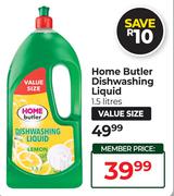 Home Butler Dishwashing Liquid-1.5Ltr