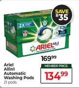 Ariel All In 1 Automatic Washing Pods-21 Pods