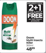 Doom Multi Insects Killer (2+1 Cheapest Free)-300ml