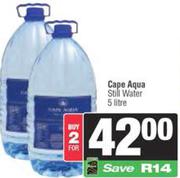 Cape Aqua Still Water-For 2 x 5Ltr